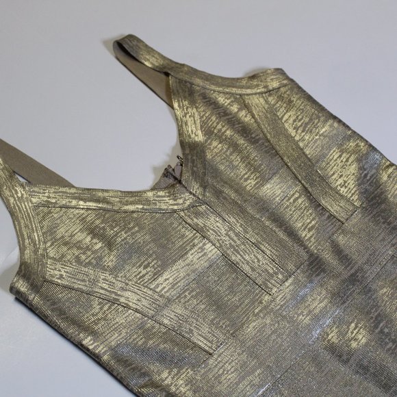 Hera Gold Mini Dress - Picture 4 of 7